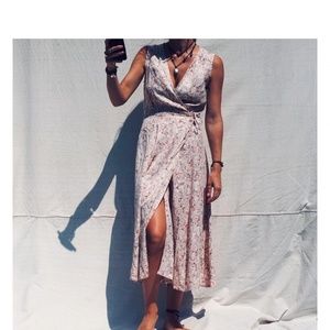 Imrie wrap dress